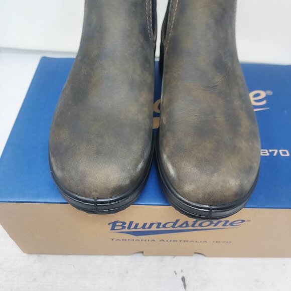 Blundstone WOMENS Chelsea Rustic Brown Tall Boot - Picture 7 of 8